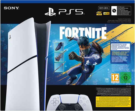 PlayStation 5 Slim Digital Edition – Fortnite Flowering Chaos bundel