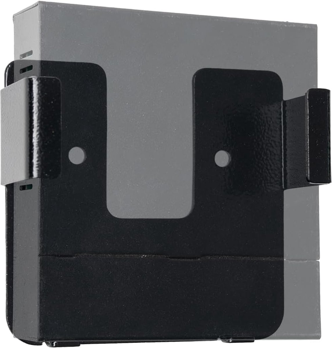 Metalen Wandhouder - Netwerk Switch Bevestiging - Netwerk Organisatie - Optimale Ventilatie Ontwerp - 9.5 x 3.7 x 8.5 cm
