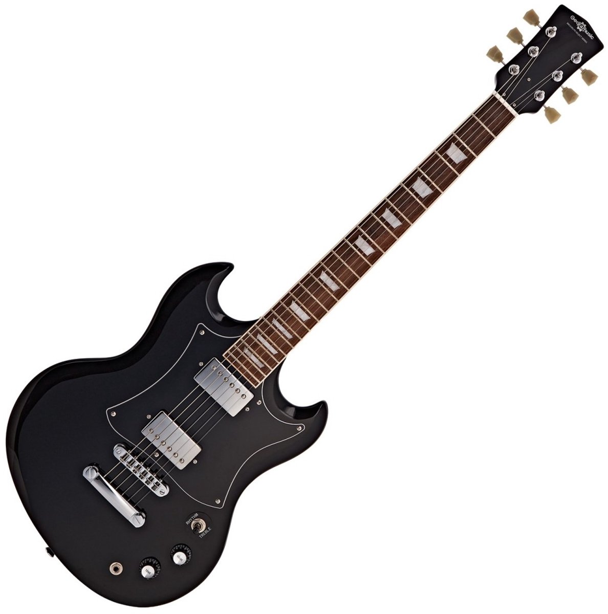 Brooklyn Selecteer Elektrische Gitaar door Gear4music, Zwart