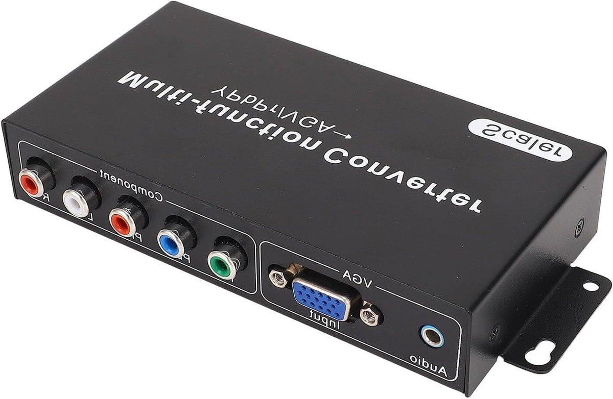 VGA naar HDMI Converter 1080p voor Video en Audio, Geschikt voor HDTV, Projector en Laptop met Resolutie Schakelaar