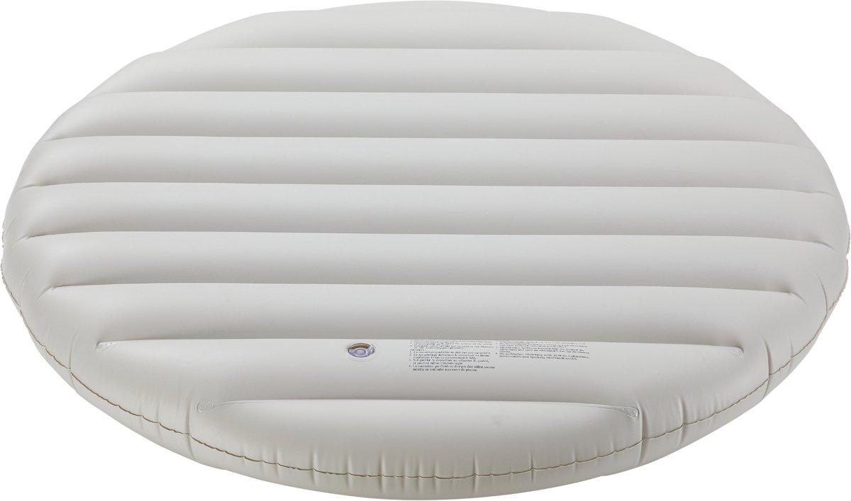 AREBOS Opblaasbare Thermische Hot Tub Cover Ø130 cm Isolerend PVC Energiebesparend Weerbestendig voor 4 Personen