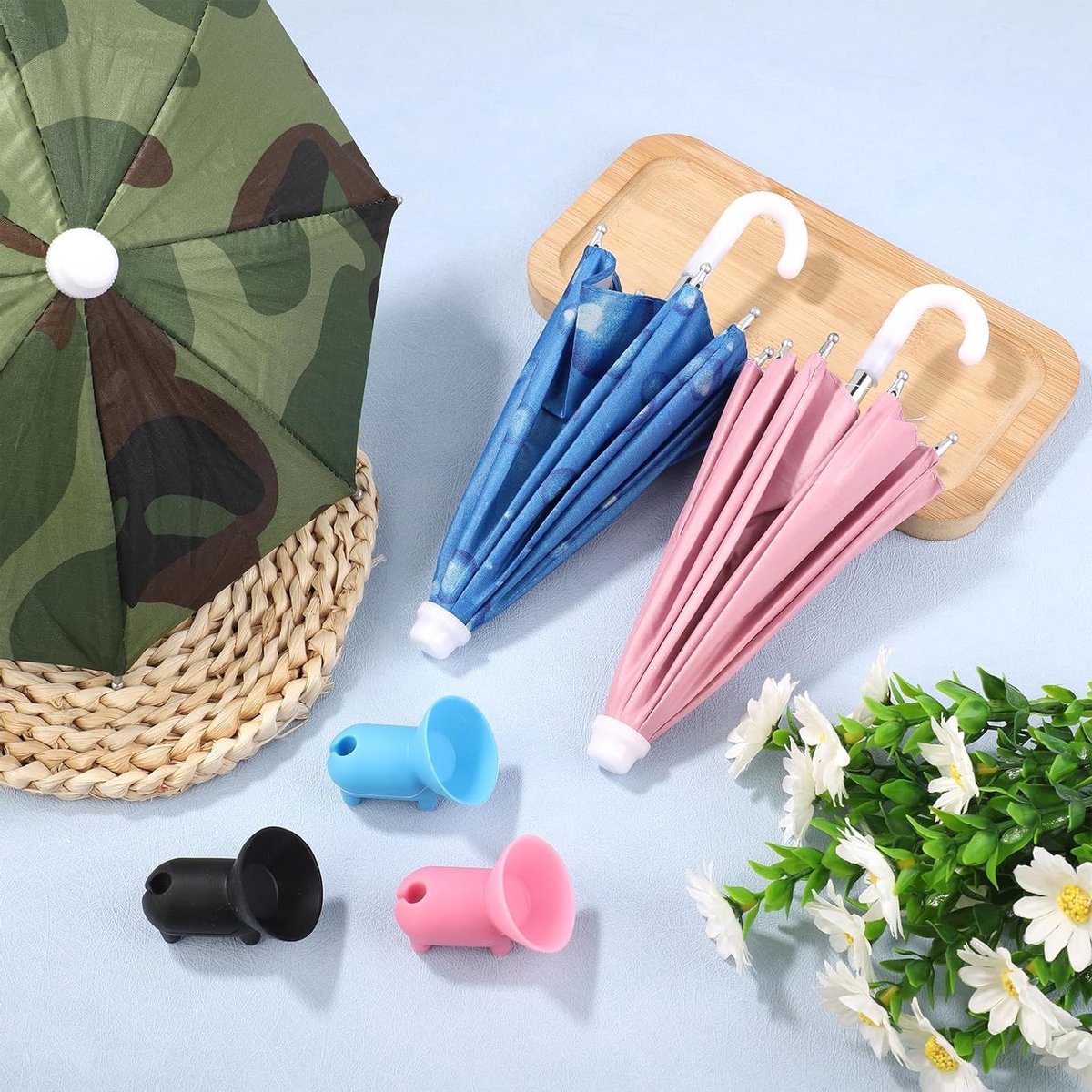3-delige Mobiele Telefoon Parasol voor Zonbescherming, 26x22cm, Multifunctionele Zonneschaduw met Zuignap en Verstelbare Glare Block voor Buitenactiviteiten