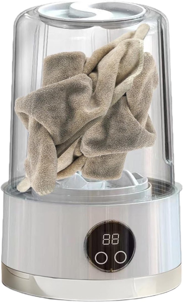 Ondergoed Wasmachine Draagbare Reiniger Hygiënisch Wassen Digitaal Display Twee Modi 13x13x13 cm
