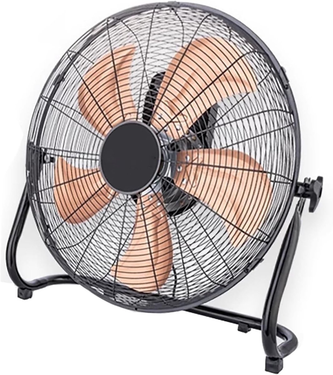 Industriële Vloerventilator - Krachtige Ventilator - Werkplaats Koeling - Versterkte Aluminium Bladen - Diverse Maten - Zwart