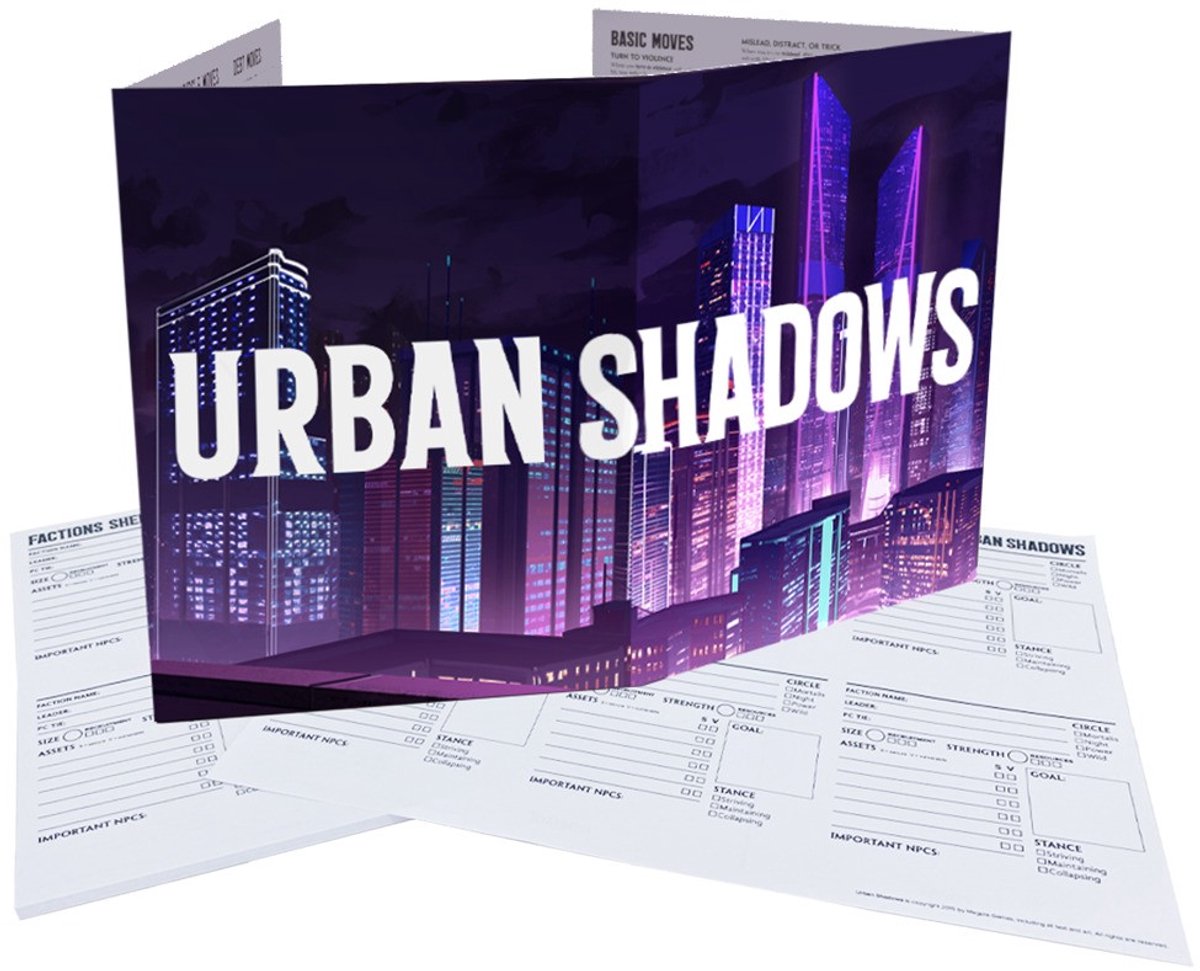 Urban Shadows MC Screen & Campaign Notepad
