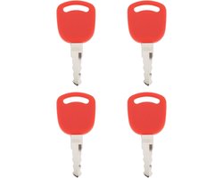 Set van 4 Stuks Sleutels voor Tractor Ontsteking, Geschikt voor CASE IH MXM MXU PUMA, Hoogwaardige Gereedschappen voor Landbouw en Mechanica