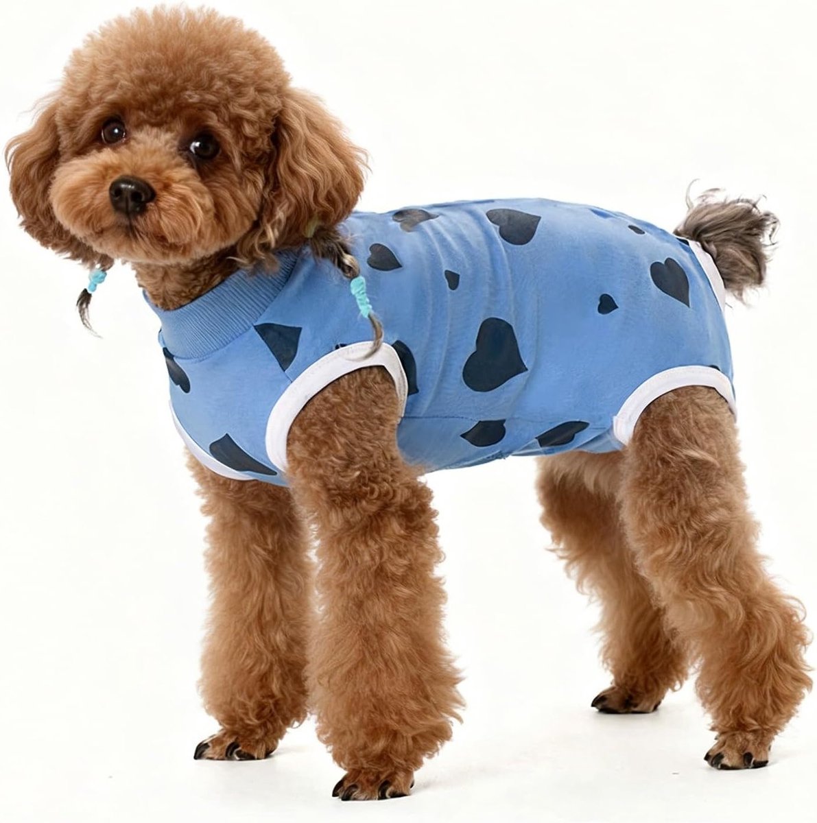 Herstelpak voor Honden en Katten, Ademend Abdominaal Wondbeschermend Kledingstuk na Operatie, Geschikt voor Kleine Dieren