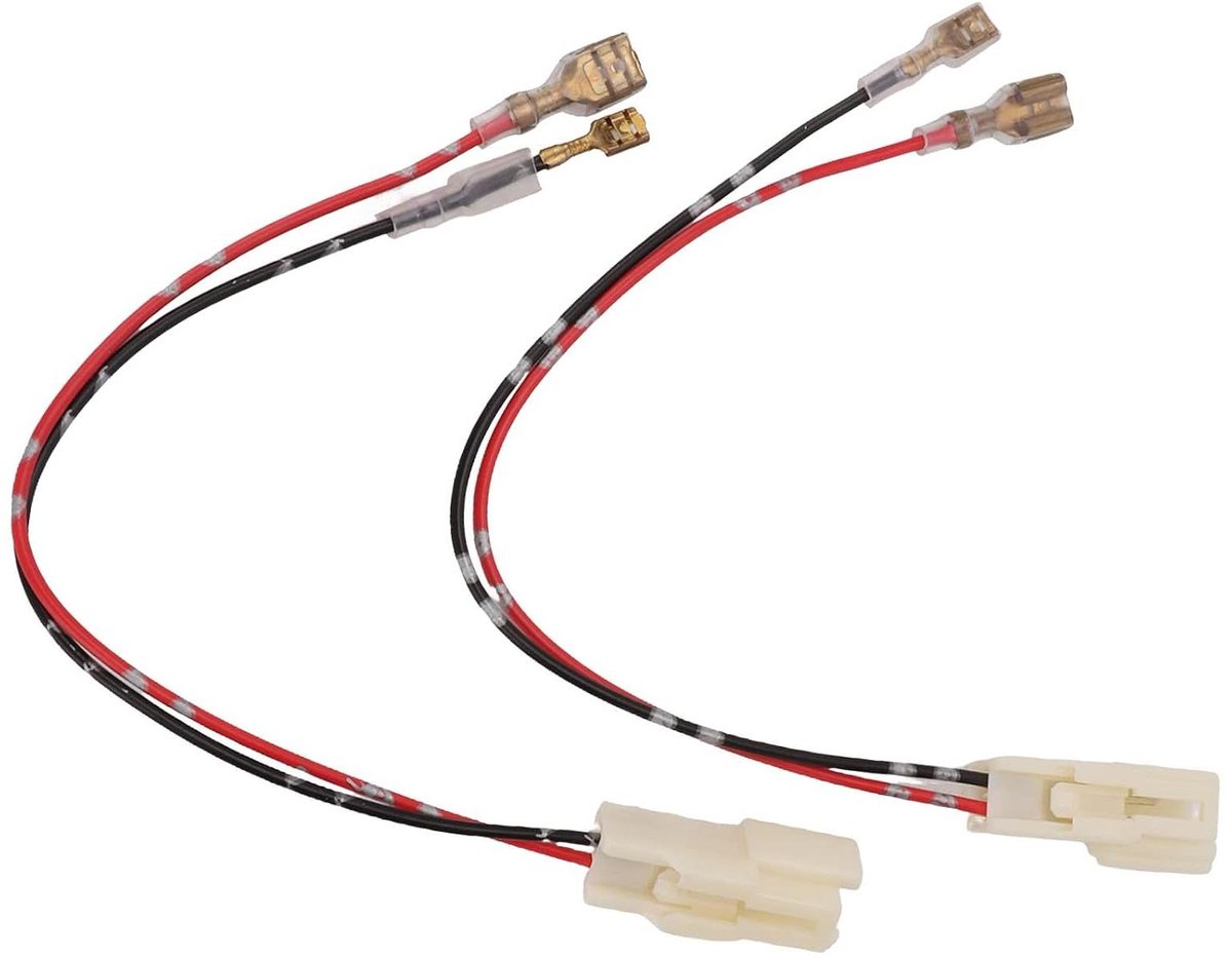Luidspreker Kabelboom - Adapter Stekker - Auto Audio - Plug and Play - 1 Paar - Zwart