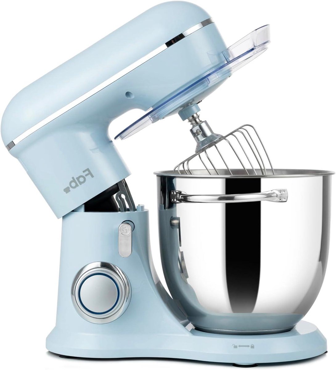 Keukenmachine - Deegmixer - Thuis Bakken - 10 Snelheden - 6 Liter Kom - Blauw