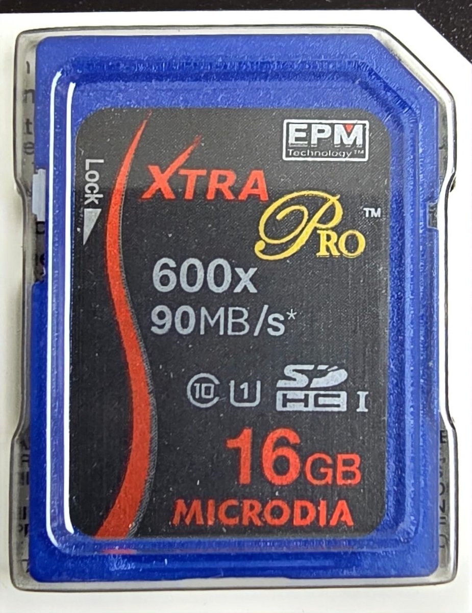 Snelle 16GB SDXC Geheugenkaart voor Foto en Video