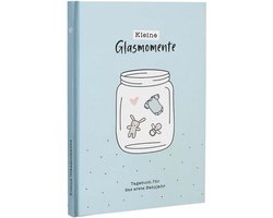 Odernichtoderdoch® Babydagboek "Kleine Glasmoment" - dagboek voor het eerste levensjaar - DIN A5 - 128 pagina's, herinneringsboek met hardcover