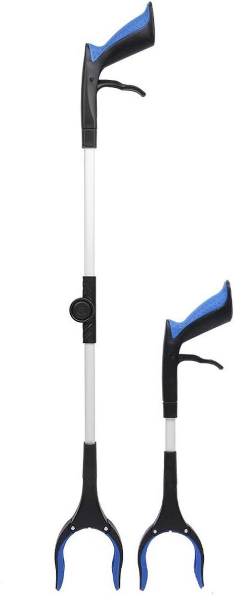 2-delig multifunctioneel grabber-opnamegereedschap, instelbare opvouwbare vuilnisbak hulpgereedschap, antislip grafber-reacher-klem