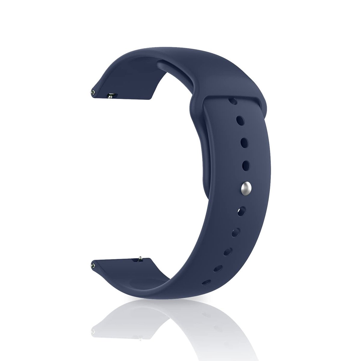ONF3 - Sportarmband - Siliconen horlogeband - Geschikt voor heren en dames - 20 mm 22 mm bandbreedte - Zwart, wit, grijs, oranje, blauw, claret,...