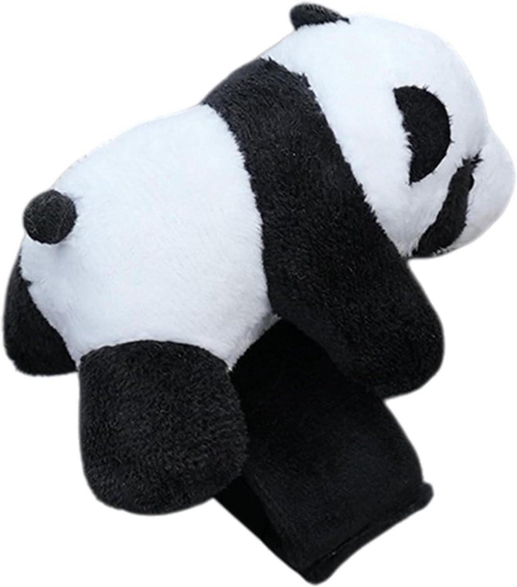 Fiets Stuur Decoratie - Dierenfiguur Accessoire - Fiets Rit Verfraaien - Zachte Pluche Vorm - Universele Pasvorm - Panda
