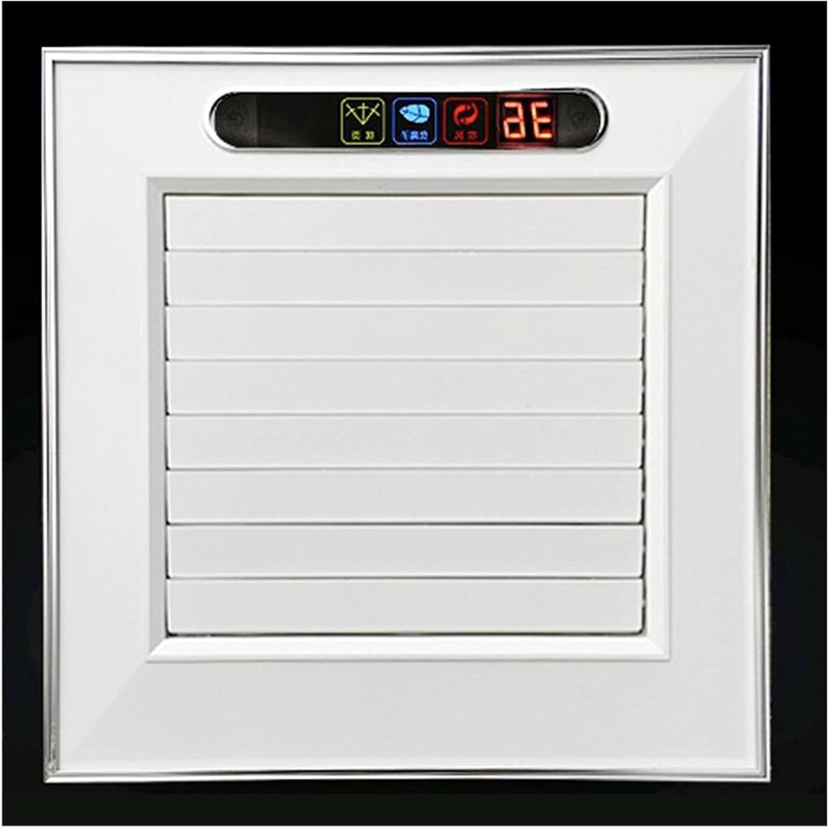 Plafondventilator Afzuiger - Ventilatie Koeler - Lucht Zuiveren - Waterdicht IPX2 - 30x30x17cm - Wit