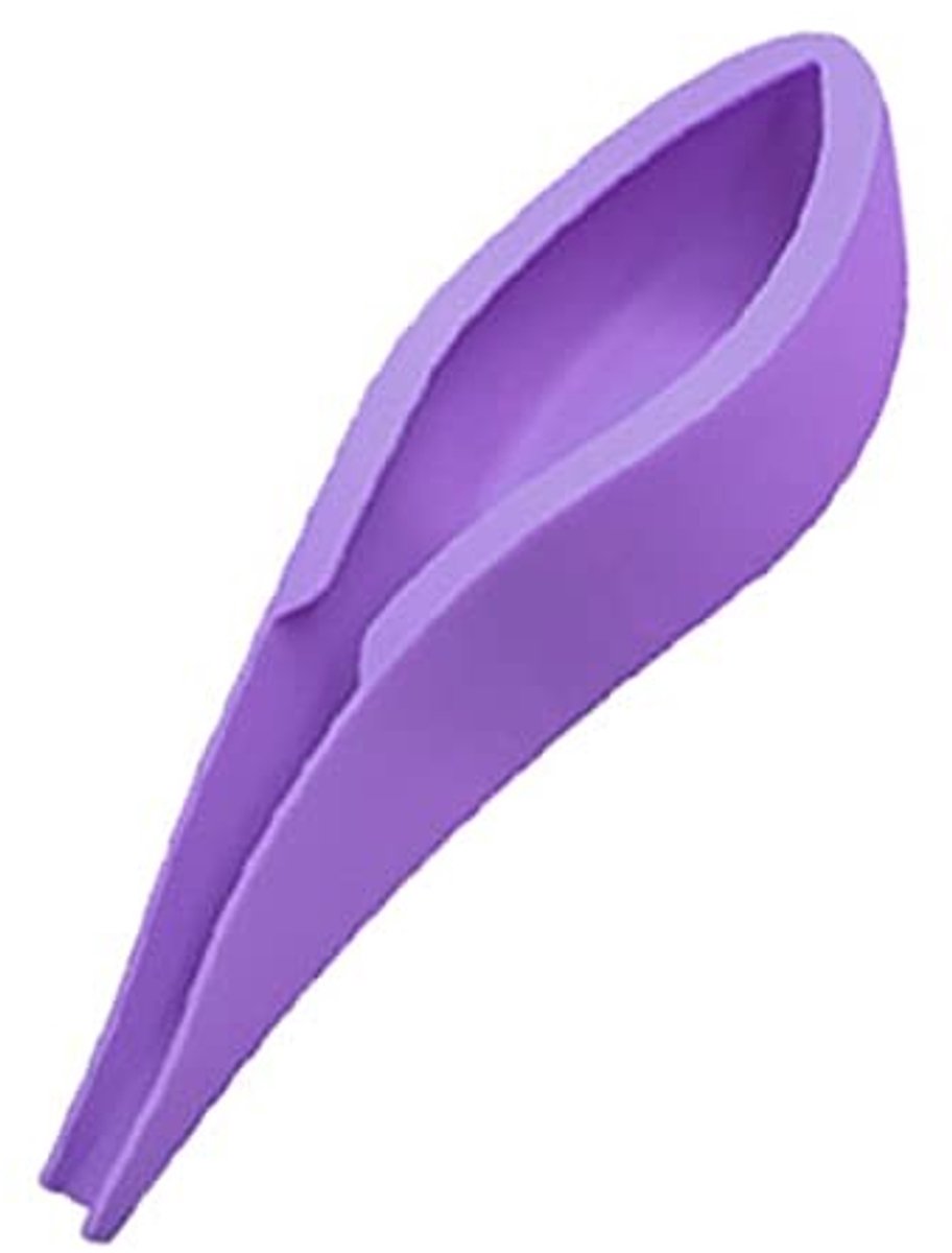 aladdien - Urinoir voor Vrouwen - Draagbaar Urineapparaat - Siliconen Herbruikbaar - Purper - Ideaal voor Buiten - Discreet en Handig