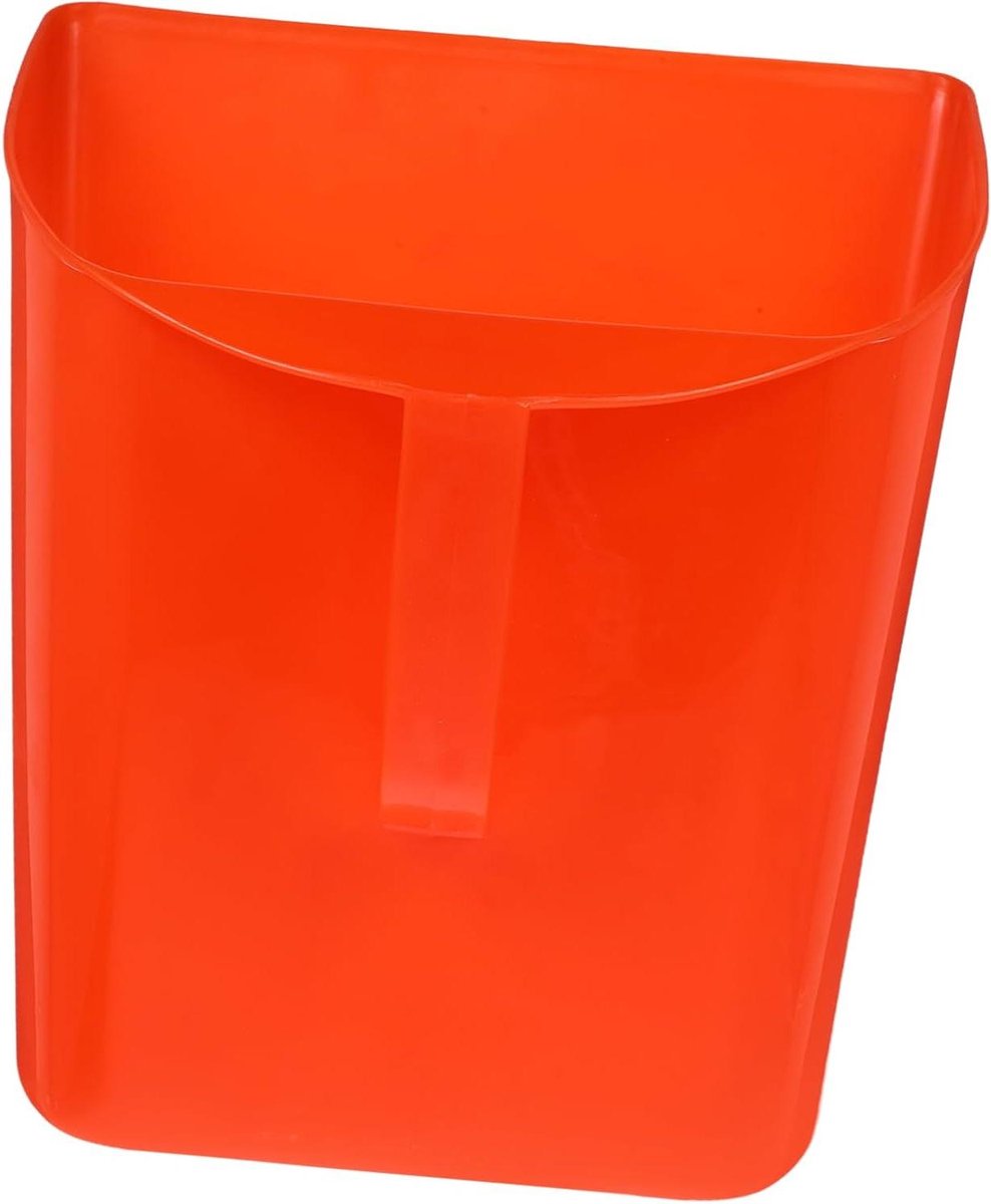 Tafelkruimel Stofblik - Lichtgewicht Schep - Efficiënte Reiniging - Ergonomische Handgreep - 27 cm - Rood
