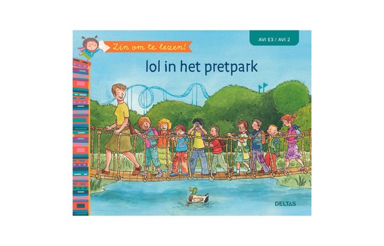 Zin om te lezen! Lol in het pretpark - AVI E3 - cover
