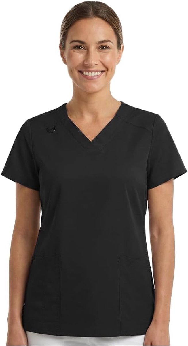 Dames Kasak - Medische Tunic - Professioneel Werk - Functionele Zakken - Ademend - Blauw