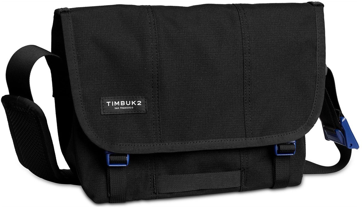 Timbuk2 Heritage Flight Classic Boodschapper 30 cm - jet black/blue wish