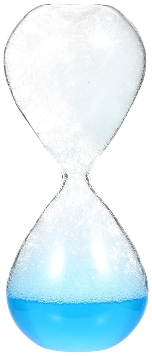 SPHProducts - Liquid Motion Bubbler Timer - Decoratieve Glazen Tijdmeter - Ideaal voor Thuis en Kantoor - Tijdregistratie - Stressverlichting - Uniek o...