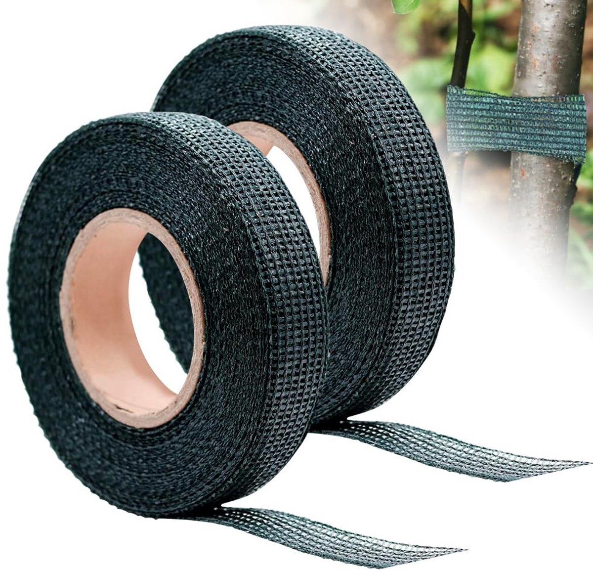 aladdien - Boombindband - Ademend PVC - Tuinband 3cm x 50m - Gezonde Planten - Tuinaccessoires - Tuinonderhoud - Geschikt voor alle planten - Formaa...