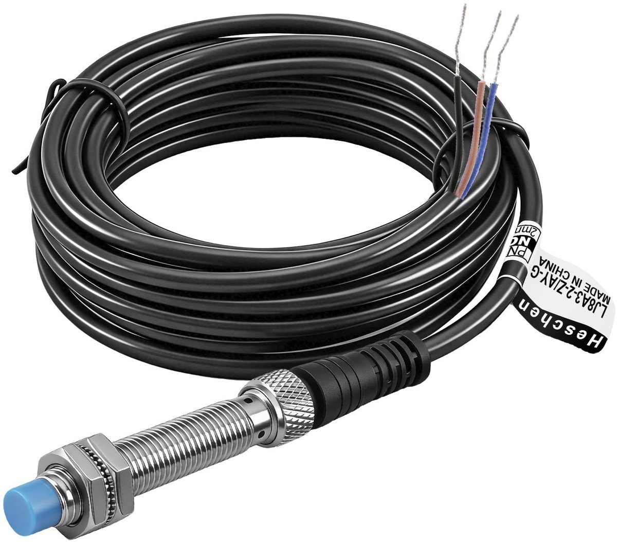 aladdien - Inductieve Nabijheidssensor - M8 Sensor - Betrouwbare detectie - Compact formaat - 10-30VDC - Geschikt voor diverse toepassingen - LJ8A3-...