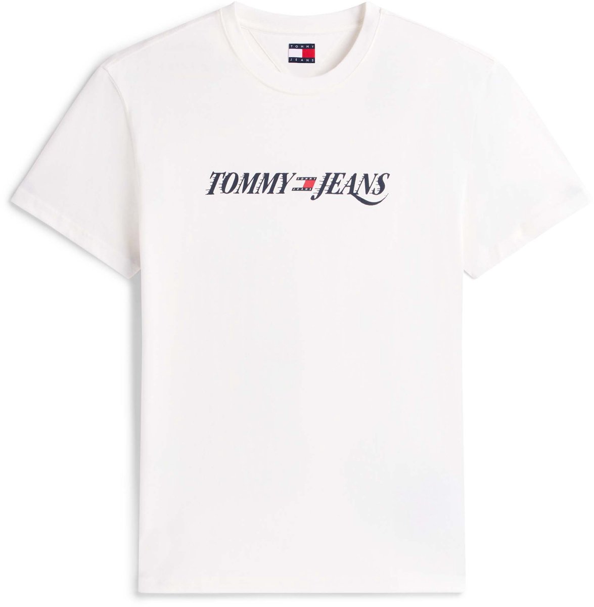 T-Shirt Tommy Jeans Tjm Reg Vintage La S Fashion Wear Volwassen Beige