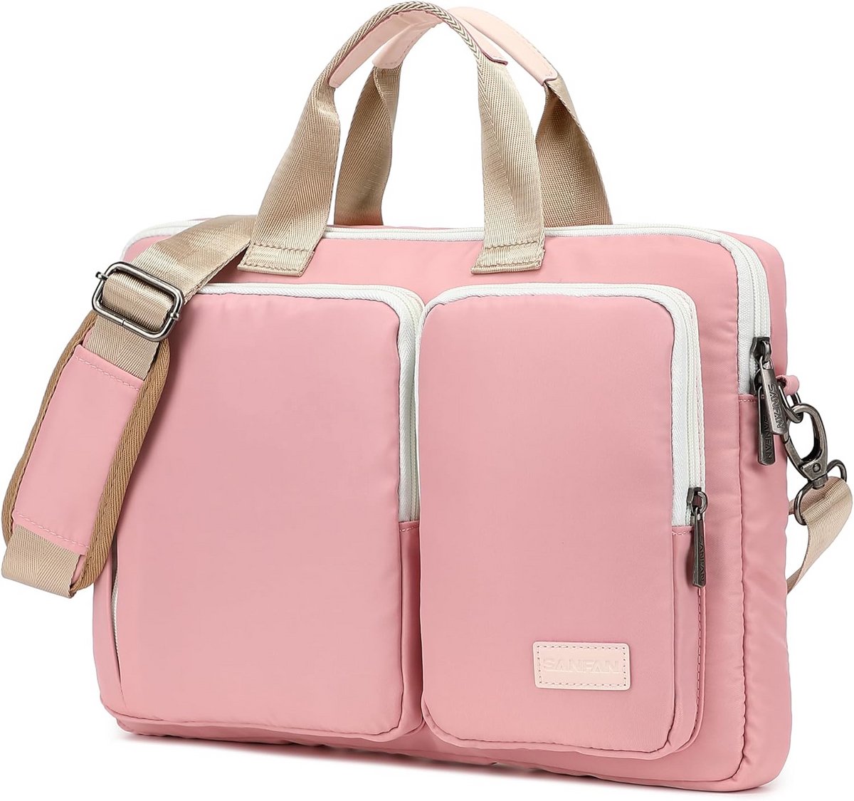 360 graden laptophoes Lichtroze 15 inch-15.6 inch