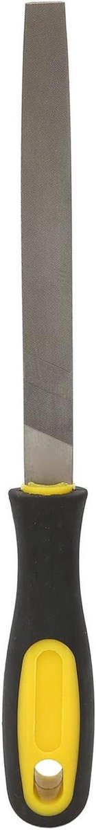 Metalen Vijl - Handvijl - Metaal Bewerken - Ergonomisch Handvat - 26 cm - Grijs