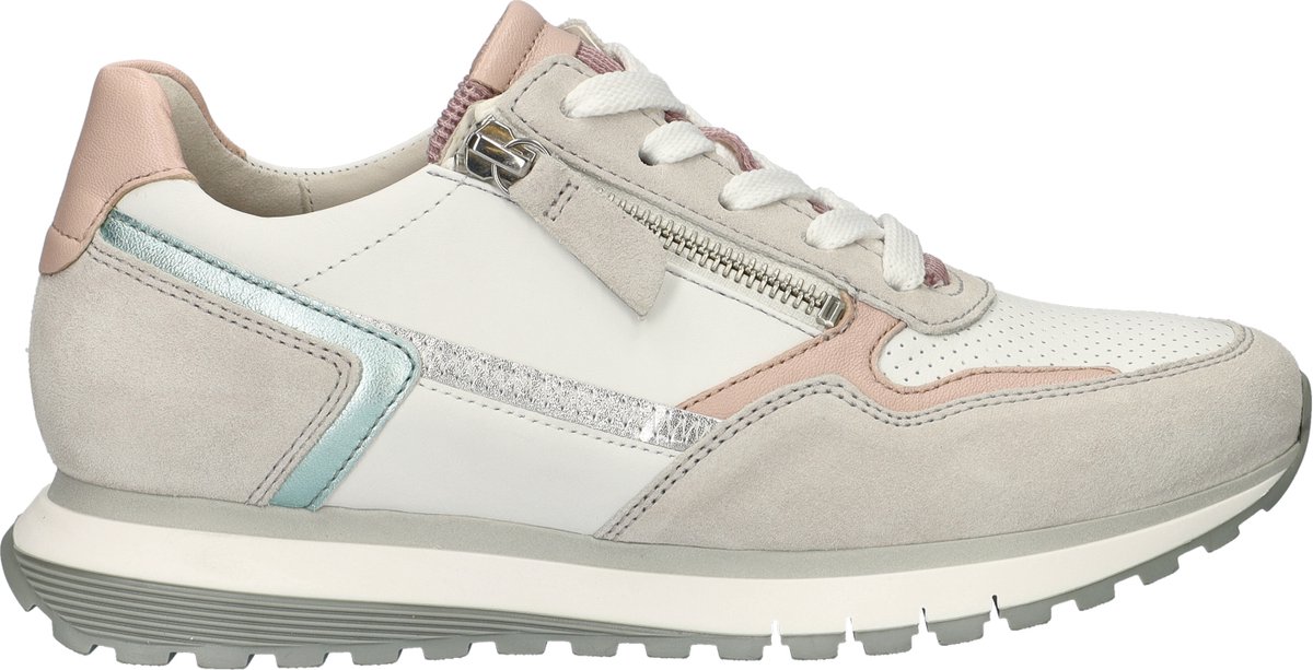 Gabor Comfort Optifit dames sneaker - Wit multi - Maat 36