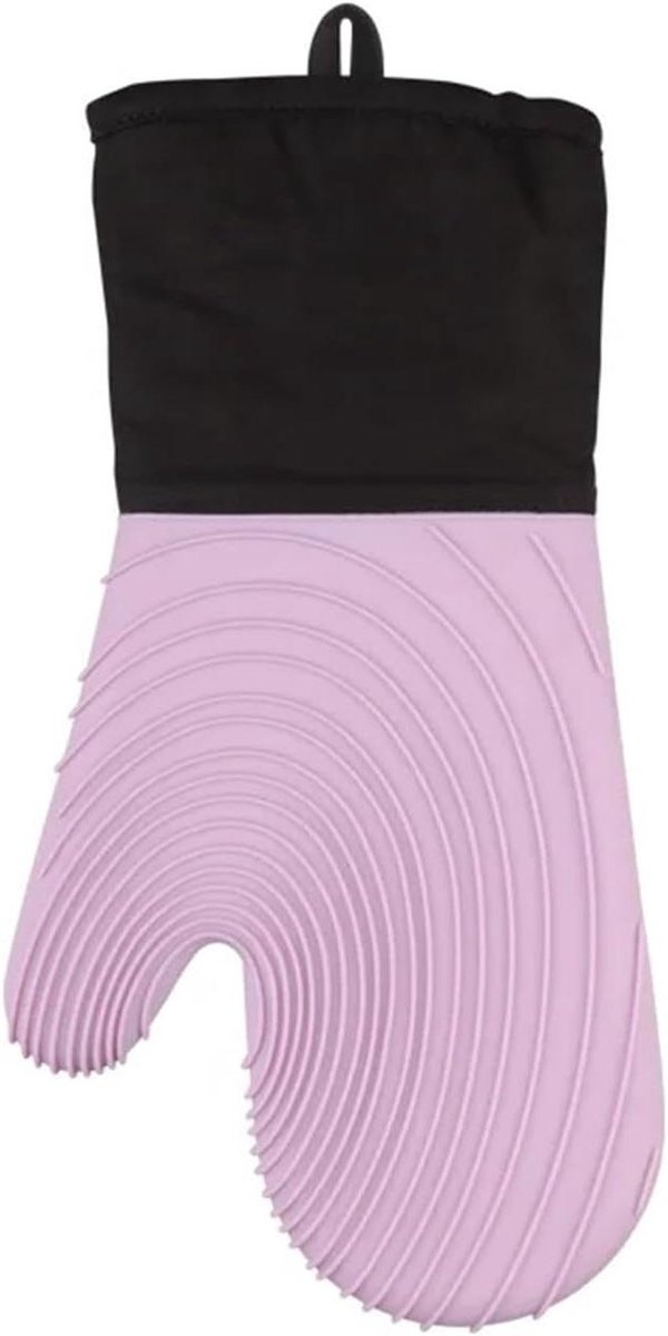 Magnetronhandschoenen - Ovenwanten - Keukenwerk - Hittebestendig - 34 cm - Roze