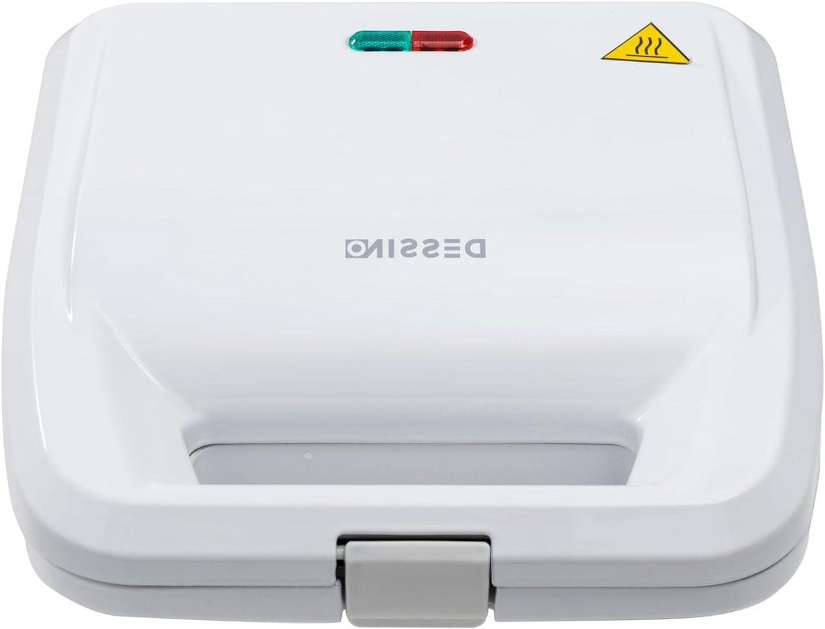Sandwich Toaster - Panini Maker - Snacks Maken - 2-in-1 Platen - 25x25 cm - Wit