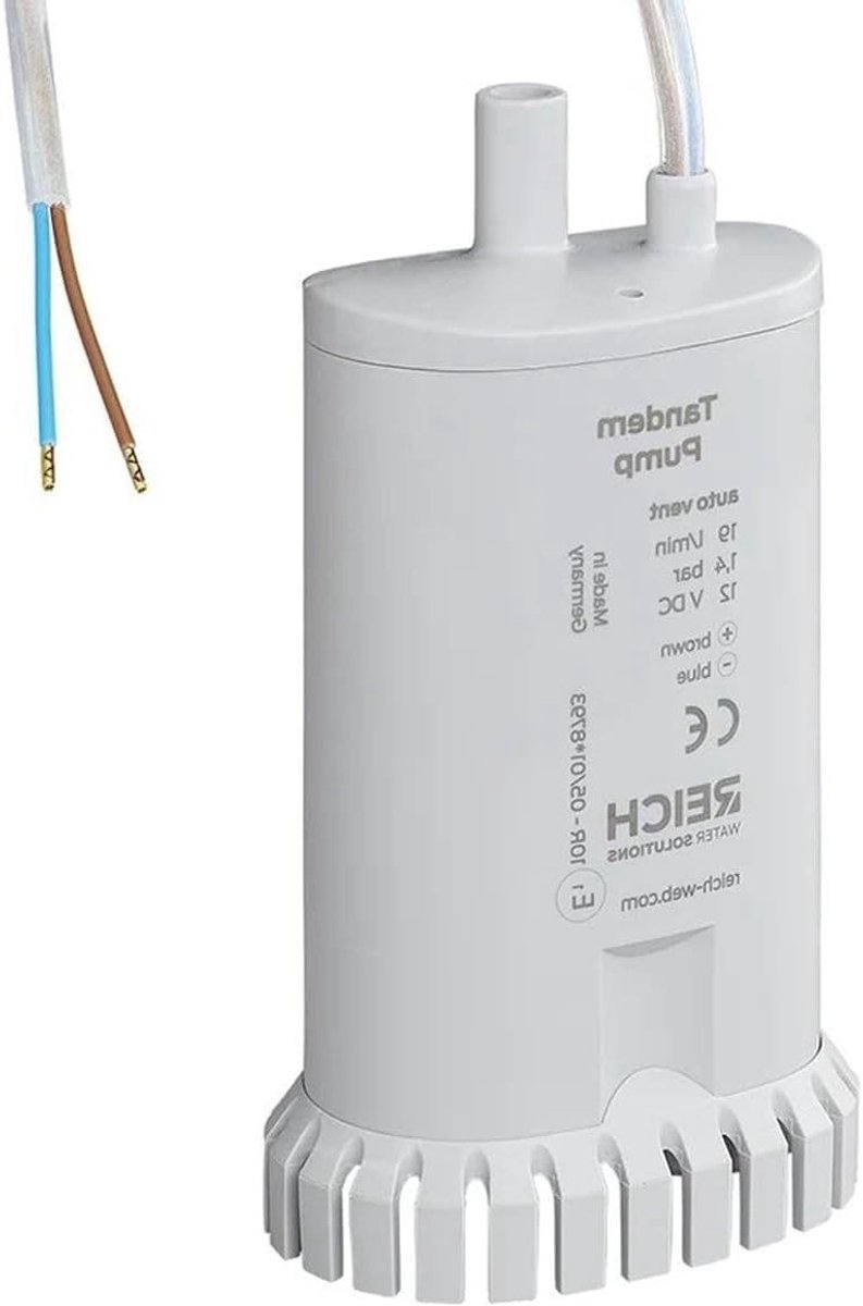 Dompelpomp - Waterpomp - Watervoorziening - Twin Systeem - 19L/min - Zwart