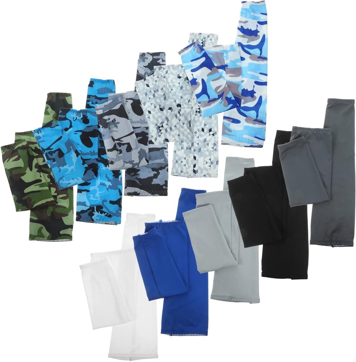 Armbeschermers - Zonnebeschermers - Buitenactiviteiten - Ademend Materiaal - 10 Paren - Assorti