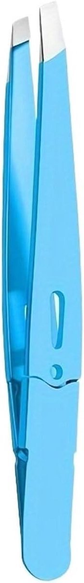Pincet Wenkbrauwen - Precisie Pincet - Gezichtsverzorging - Nauwkeurige Punt - 1 stuk - Blauw