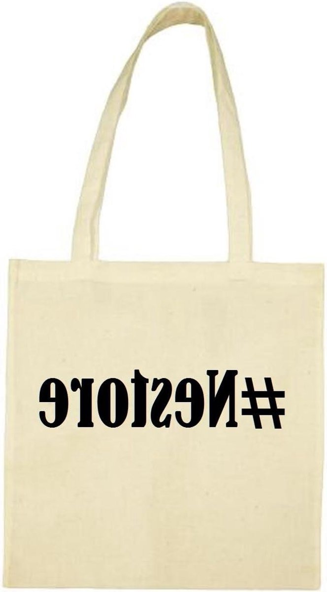 Schoudertas - Draagtas Gymtas - Boodschappen Doen - 100% Katoen - 38x42 cm - Rood