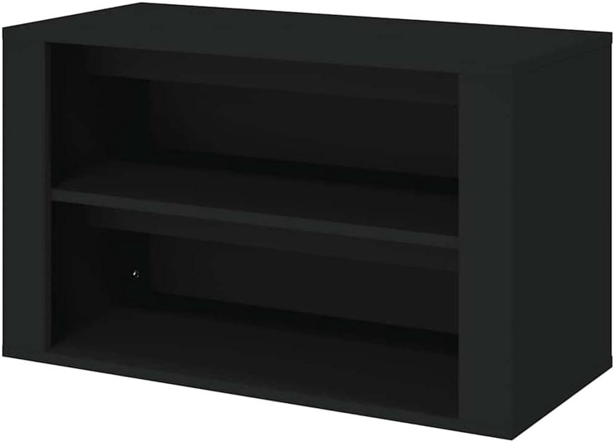 Schoenenrek - Opbergmeubel - Schoenen Opbergen - Stabiele Constructie - 75 cm - Zwart