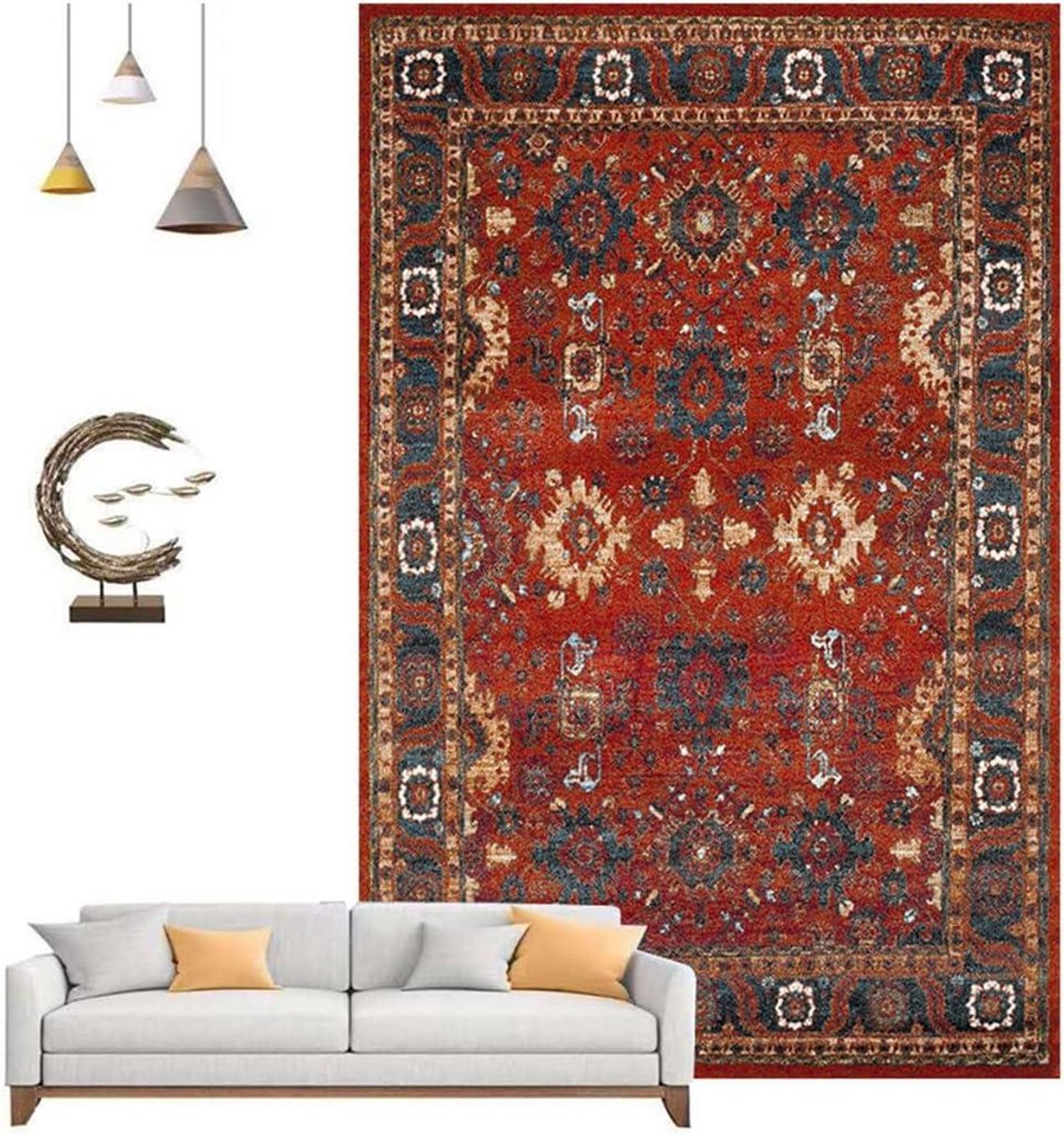 Elektrisch Vloerkleed - Verwarmde Mat - Comfort Verhogend - Graphene Carbon Crystal - 50x80 cm - Abstract Patroon