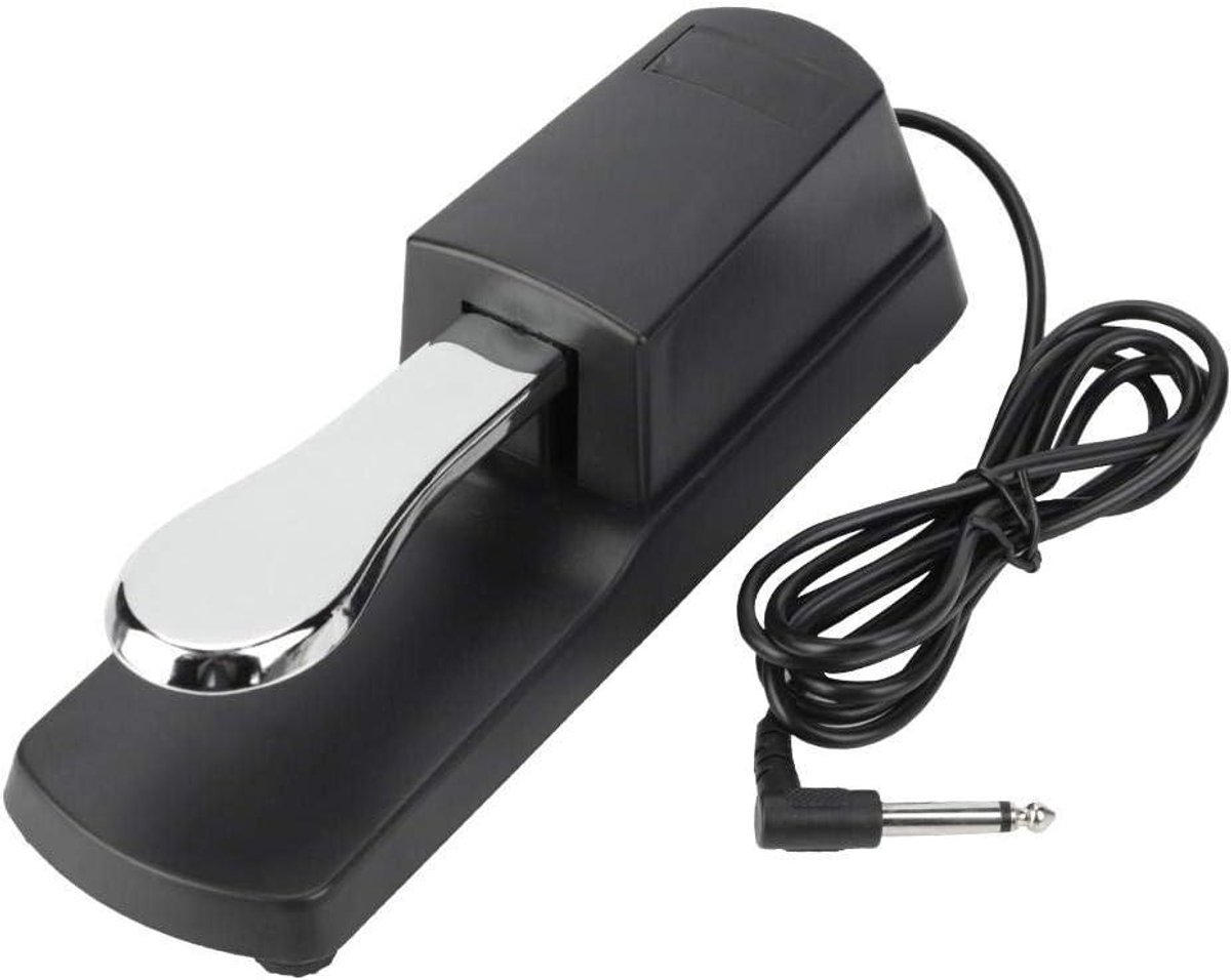 Voetpedaal - Keyboard Pedaal - Muziek Maken - Antislip Bodem - 22.5 cm - Zwart