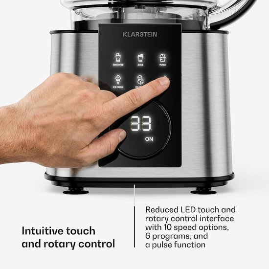 Keukenmachine Mixer - Multifunctionele Keukenapparaat - Maaltijden Bereiden - Krachtige 1200W Motor - 2L Kom 1.75L Mixer - Zilver — afbeelding 3