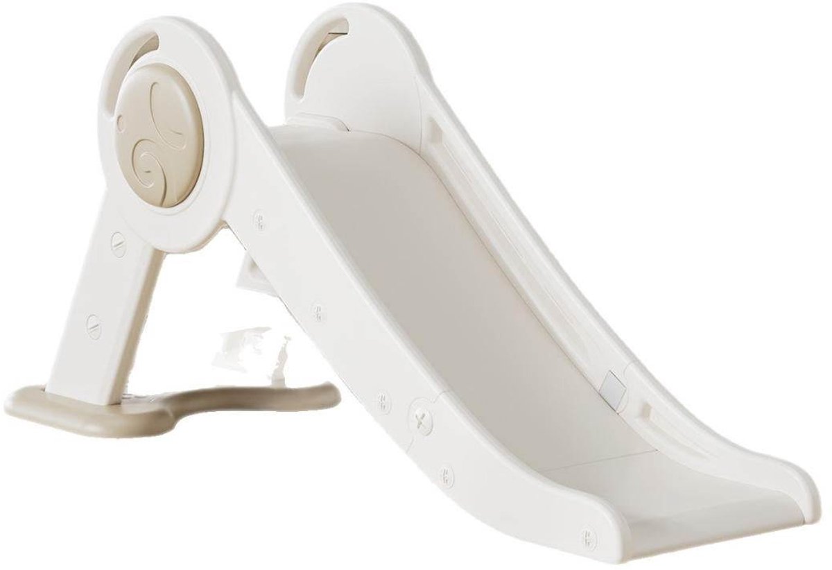 Russle Glijbaan Peuter Basic Modern Inklapbaar - voor Binnen en Buiten - Wit/Beige