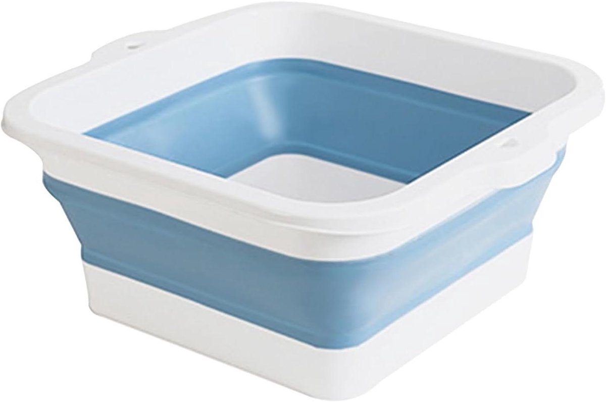Voetbad Bak - Pedicure Kuip - Ontspanning Thuis - 168 Massagepunten - 42 cm Uitgevouwen - Blauw