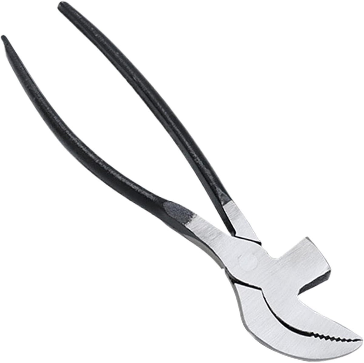 Gebogen punttang - Precisie tang - Schoen reparatie - Stabiele geleiding - 25 cm lang - Metaal