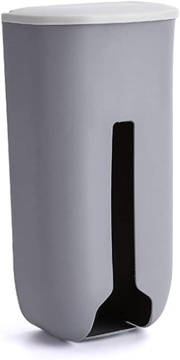 Plastic Zak Houder - Opberger Tassen - Zakken Opbergen - Wandmontage - 26 cm - Wit