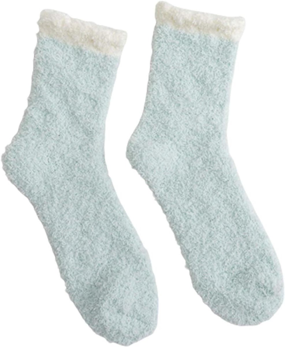 Warme Sokken - Fleece Sokken - Ontspannen Thuis - Met Antislip - One Size - Diverse Kleuren