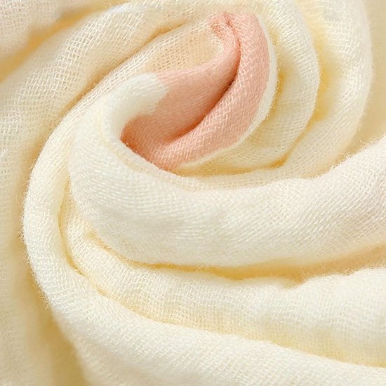 Konijnen veiligheidsdeken - Rustgevende handdoek - Baby comfort - Zacht katoen - 26.5 cm - Wit — afbeelding 3
