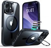 ESR Hoesje Geschikt voor iPhone 17 - Classic Hybrid HaloLock Stand - Compatibel met MagSafe & Qi2 - Back Cover met Standaard - Camera Kickstand - Camera Control - Transparant Zwart