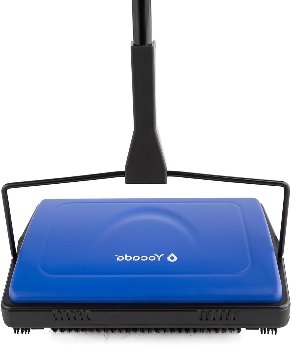 Vloerreiniger - Tapijtstofzuiger - Tapijt Schoonmaken - Geen Batterijen Nodig - 7x20x7 cm - Donkerblauw