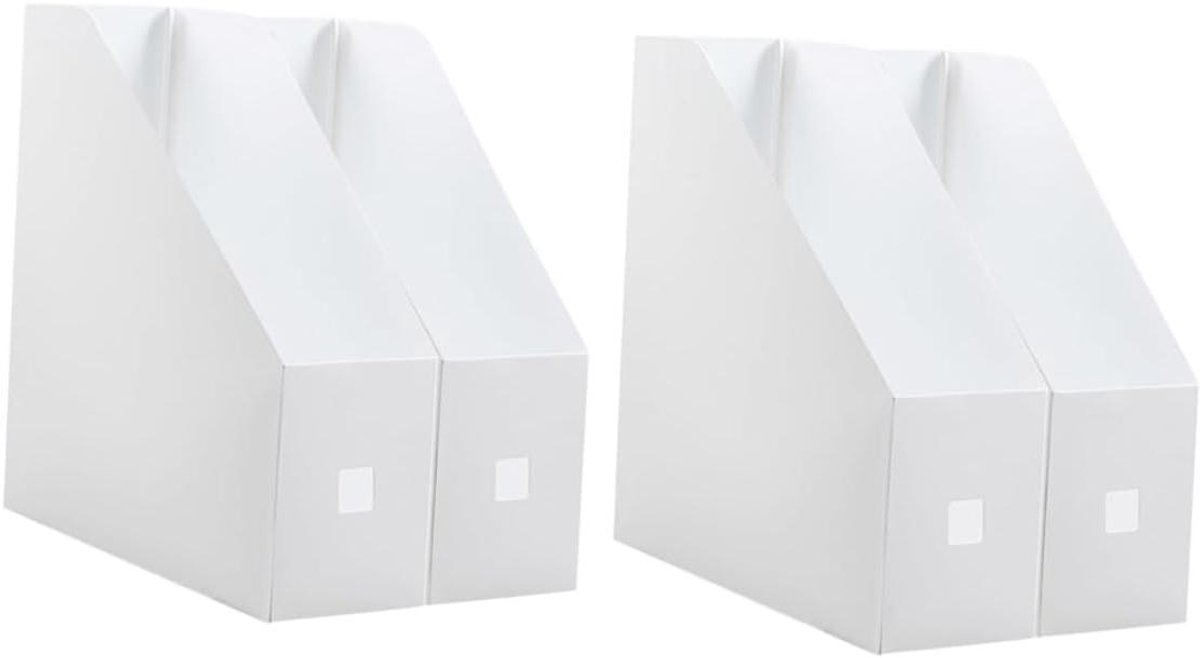 Bureau-organizerset - Documentenrek - Bureau Opruimen - Stapelbaar Ontwerp - 2 Stuks - Wit